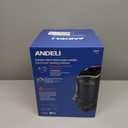 ANDELI Welding Helmet with 4 LED Light, Panoramic Large Viewing Screen 3.94"X3.74" True Color Auto Darkening Welding Helmet, 4 Arc Sensor 4/5-9/9-13 Type-C Charging