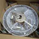 20" Caged Fandelier Ceiling Fans with Lights, Gold Boho Chandelier Ceiling Fan with Light Remote Control with 6 Speeds for Bedroom, Living Room, Nursery