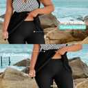 Arolina Plus Size Swimsuit for Women Two Piece Modest Tankini Full Coverage Tummy Control Bathing Suits with Shorts (XL)