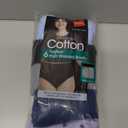 Hanes Women's Underwear Briefs Pack, 6-Pack, Cotton Brief Panties for Women, Moisture-Wicking (Plus Size), Size 14