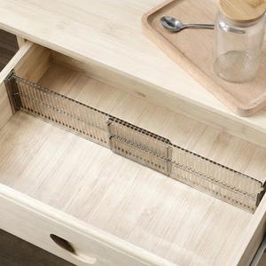 2 Pack Adjustable Expandable Drawer Dividers Organizers Plastic Separators for Bedroom Bathroom Closet Kitchen Dresser