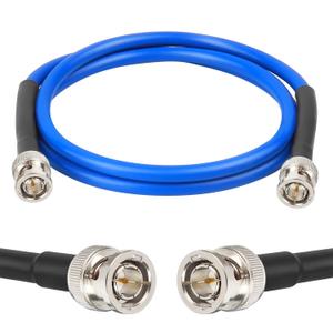 XRDS -RF 3FT SDI Cable, 3G/6G-SDI Cable BNC Digital Video Cables 75 Ohm RG59 BNC Male Cables for 3G/6G HD SDI Monitor Video Recorder Converter Splitter Security Camera