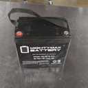 ML100-12 - 12 Volt 100 AH, Internal Thread (INT) Terminal, Rechargeable SLA AGM Battery, 1 Count (Pack of 1)