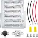 Upgraded503978 61927 Fit for Amana Speed Queen Dryer Parts Replaces 964P3 56179 503404 56047 Maytag Dryer Heating Element By AMI PARTS -Models ADE3SRGS173TW01 ADE3LRGS171TW01 