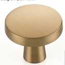 Ravinte 30 Pack Solid Single Hole Kitchen Round Cabinet Knobs Champagne Bronze Pulls Drawer Knobs Kitchen Cabinet Hardware Handles