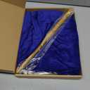 Ramede 4 Pcs Wizard Costume Include Wizard Hat Cloak Beard and Wand for Halloween Party Costume, 47.2"