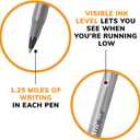 BIC Round Stic Xtra Life Ballpoint Pen, Medium Point (1.0mm), Black, 60-Count