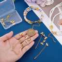 Beebeecraft 1 Box 8Pcs Layering Clasp 18K Gold Plated Brass Multi Strand Layered Necklaces Clasps Adjustable Chain Connectors with Lobster Claw Clasps for DIY Jewelry Making