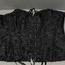 Cjfdfy Women's Lace Up Bustier Corset Tops Adjustable Sexy Trendy Overbust Shapewear Large 