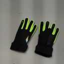 SIMARI Kids Winter Gloves Touchscreen Warm Thermal Water-Resistant for Boy Girl Running Cycling Snow Skiing in Cold Weather (X-Small(3-4 years), Green Flash)