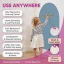 Arch Magnetic Wall Decal - 48" x 24" Matte Finish Chalkboard Sticker for Wall - Magnetic Board for Playroom, Home Classroom(Celadon)