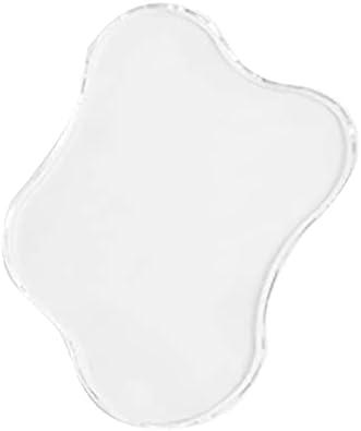 Backbayia Coaster Transparent Mug Pad Acrylic Clear Coaster Heat-Resisting Tea Cup Mat for Home Teahouse Studio
