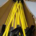 Electric Fence Posts 46 Inches, Fiberglass Step in Temporary Electric Fence Posts for Cows, Sheep, Dog, Portable Fence Stakes for Electric Fencing-20 PCS