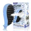 Cat Steam Brush for Shedding, Grooming With Steam, Rechargeable, Steamy Cat Brushes 3 In 1, Self Cleaning Brush Massage, Clean and Removing Loose Hair-Blue