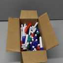 100 Pcs Mini Dry Erase Markers 4 Color Set - Mini Whiteboard Markers with Clip Caps, Low Odor Fine Tip Pens for Nurse Badge, Office, Home Supplies (Red/Green/Blue/Black)