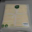 JELLYMONI 100% Cotton Bed Sheets Set – Yellow and White Stripes, Full Size, Soft Bedding with Deep Pocket Fitted Sheet, Flat Sheet & Pillowcases