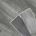 JUGATAMAIBU Peel and Stick Floor Tile Natural Wood Grain Appearance Self Adhesive Waterproof Fire Prevention and Scratch Prevention Suitable for Kitchen Bedroom Office (Grey, 36PCS)