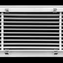 HVAC Premium 28"W X 4"H [Duct Opening] Linear Aluminum Clip-On Bar Return Air Grille - White [Outer Dimensions: 29.25"W x 5.25"H]