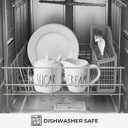 Sugar and Creamer Set, Cream Container and Sugar Holder Set for Coffee Bar, Farmhouse Sugar Bowl with Lid and Spoon, Ceramic Sugar Dispenser and Creamer Pitcher Set for Countertop (White)