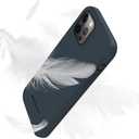 GOOSPERY Soft Feeling Jelly Case for iPhone 12 Pro Max (6.7 inches) Silky Slim Bumper Cover - Midnight Blue