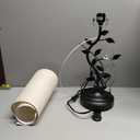 Kakanuo Table Lamp for Bedside, Lamp for Living Room with USB-A and USB-C Charging Ports, Traditional Tall Bedroom Lamp for End Table (Beige)