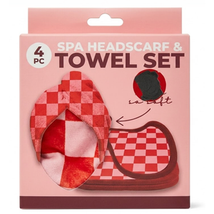 4 Piece Microfiber Spa Set Ultra Soft & Absorbent