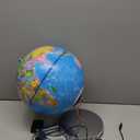 USA Toyz Illuminated World Globe with Stand - 3in1 STEM Globes for Adults and Kids, Constellation Map, Built-In LED Night Light Lamp, Easy to Read Texts, Non-Tip Base, 13.5 Inch Tall, 9 Inch Diameter