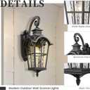 Exterior Lighting Fixtures, Large Outdoor Wall Sconce Lights, 30.7inch