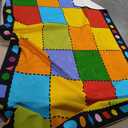 Booooom Jackson Classroom Rug Large Colorful Classroom Carpet with Non-Slip Backing, 9 x 12 ft Children's Classroom Seating Rug Elementary