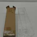 Rectangular Acrylic Vases for Centerpieces, 16 Inches Long Floral Vase with Holes for Flowers, Clear Rectangle Box Tray for Roses Modern Flower Arranger for Wedding Home Dining Table Decor, 2pcs