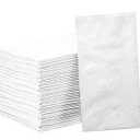 Whaline 200Pcs White Guest Napkins 3ply Disposable Paper Dinner Napkin Decorative Hand Napkin Towel for Wedding Birthday Party Supplies Kitchen Bathroom Table Decor