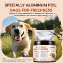 ZEBORA Probiotics for Dogs, Dog Probiotics, for Digestive Health, Plus Pumpkin and Fish Oil, for Gut & Itchy, 180 Soft Chews