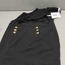 GRACE KARIN 2025 Women's Lightweight Mock Neck Business Work Dress Sleeveless Double Breasted Bodycon Midi Dress XL