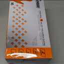 1st Choice 6 mil Orange Gloves, Disposable, Latex Free, Raised Diamond Grip, Mechanic Glove for Men, Medium, 1 Box of 100