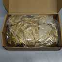 Waydress 36 Pieces Bow Decor, Christmas Tree Bow Ornament, Glitter Ribbon Bowknot for Wreath Garland, Party Crafts Home Decoration, 3 Sizes 4.3 x 4.7, 5.1 x 5.5, 6.3 x 6.7 Inch(Champagne Gold)