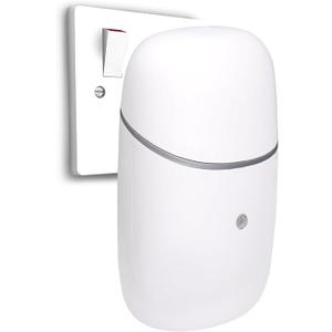 Plug-in Waterless Diffuser for Essential Oil, Silent Wall Aromatherapy Diffuser for Home and Bedroom, 322 sq ft, 0.34 oz Bottle, 12-Hour Timer