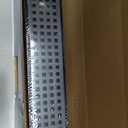 Linear Shower Drain, 32 inch Black Drain with Removable Grate Cover, Brushed 304 Stainless Steel Shower Floor Drain, Linear Drain with Hair Strainer and Adjustable Feet