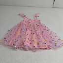 Toddler Baby 1st Birthday Girl Cake Smash Outfit Self-tie Floral Tutu Dress Ruffle Halloween Party Photo Shoot 100