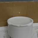 Bekith 3-Piece White Ceramic Silverware Caddy with Black Metal Rack, Utensil Holder Flatware Caddy Cutlery Storage Organizer for Kitchen Table, Cabinet or Pantry