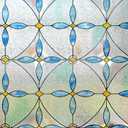 Window Privacy Film, 3D Stained Glass Window Film, 23.6x35.4in