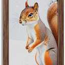 euwazram Rustic Walnut 8x32 Frame - Single Frame, 8 x 32 Poster Frame for Artwork, Puzzles, Photos and Movie Posters Picture Frames