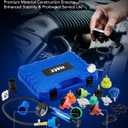 Orion Motor Tech Coolant Pressure Tester Kit, 19pc Radiator Pressure Tester Kit with 15 Radiator Adapters & Wrench, Cooling System Pressure Tester Kit with Vacuum Pump & Probe Thermometer