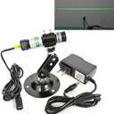 532nm Green Laser Line Module Generator Projector for Halloween Laser Swamp Pond Portal Haunted house Sawmill Woodworks Alignment 5mW