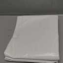 12 Mil Heavy Duty White Tarps 5' X 7', Extra Thick,Durable,Waterproof, UV Resistant, Weatherproof Poly Tarp,with Metal Grommets and Reinforced Edge (Finished Size)-by Raindeway
