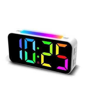 Topski Loud Alarm Clocks for Bedrooms Heavy Sleepers, Digital Bedside Clock with Night Light, Large Display, Dual Alarm, Snooze, Dimmable for Kids Teens Boys Girls