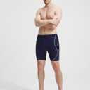 baleaf Men's 7.5" Swim Trunks Athletic Competition Swimsuit Navy Blue XL (XL)