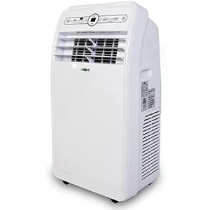 Uhome 12000 BTU Portable Air Conditioner with Heater up to 400 Sq. Ft, Ac Heater Combo Window Unit, Portable AC Unit with Dehumidifier & Fan, Cools & Heats,Remote Control and Window Kit Included,White