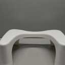 Squatty Potty Simple Curve Bathroom Toilet Stool 7" White