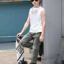 Haloumoning Boys 5-Pocket Bootcut Jeans Kids Vintage Elastic Straight Leg Denim Pants 5-14 Years (Gray)