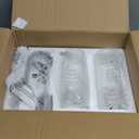 Bathroom Sconces Set of 2, Black Modern Vanity Lights with Clear Glass Shade, Indoor Farmhouse Wall Sconce for Living Room, Bedroom, Hallway, Stairwell and Kitchen